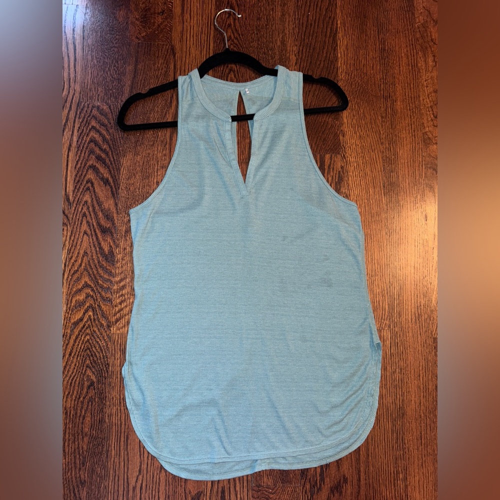 Prana light green tank, medium